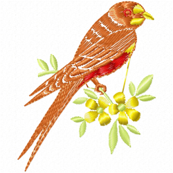 Small Birds Embroidery Design 2